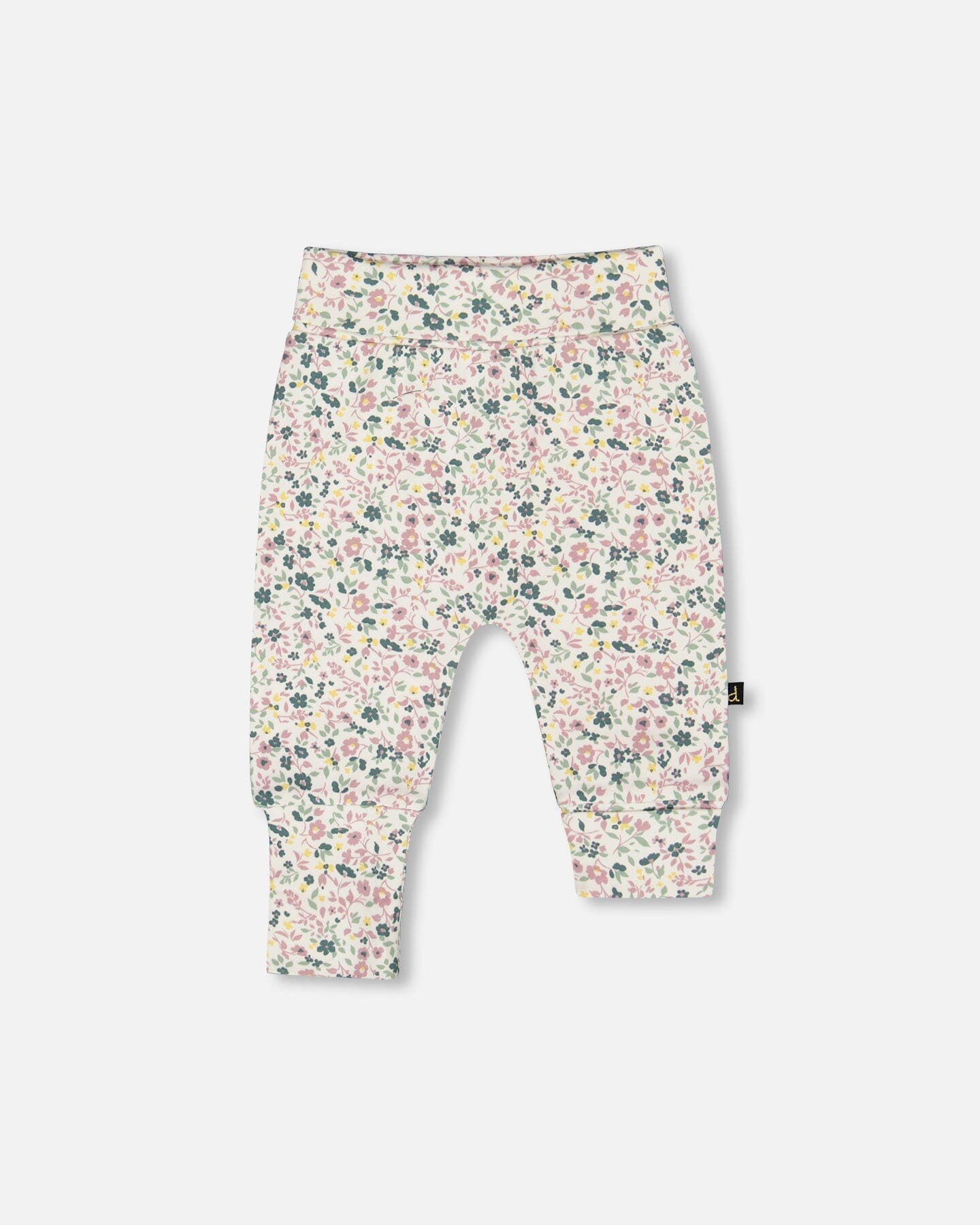 Organic Cotton Evolutive Pant Off-White Floral - H20A20_045