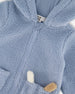 Plush Hooded Jacket Light Blue - H20C30_425