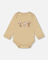Organic Cotton Onesie Light Caramel