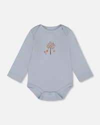 Organic Cotton Onesie Light Blue - H20C70_971