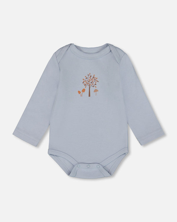 Organic Cotton Onesie Light Blue - H20C70_971