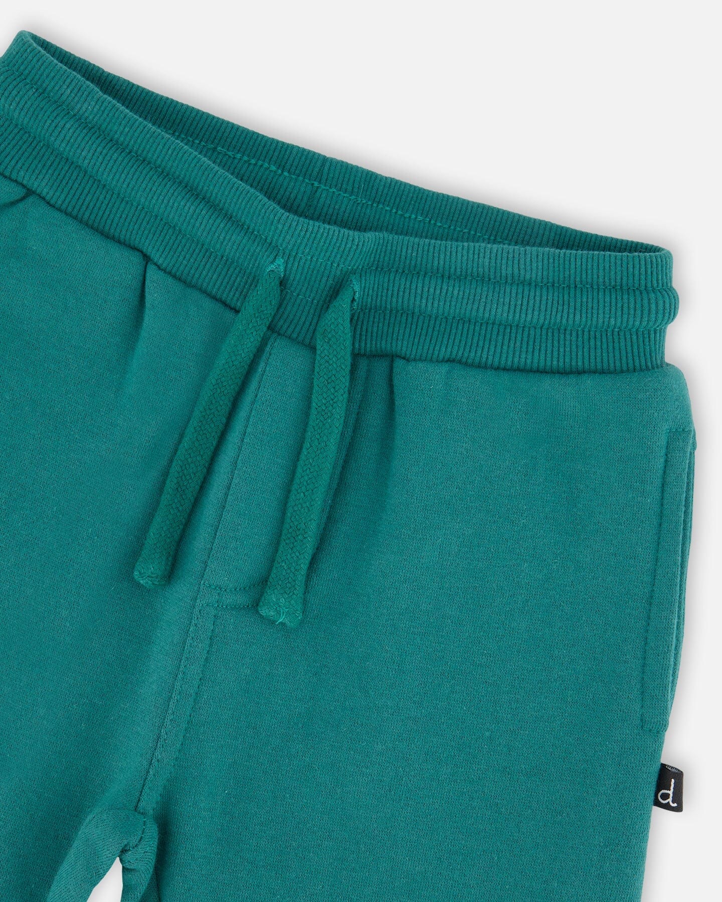 Fleece Sweatpants With Articulated Knees Forest Green - H20S20_548