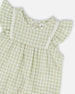 Romper Green Gingham - H30F40_3H215