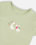 Organic Cotton Jersey T-Shirt Light Khaki Green - H30F70_03910