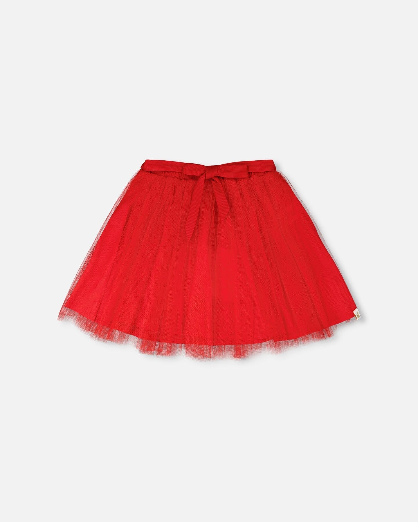 Mesh And Eyelet Skirt Red - H30H81_07620