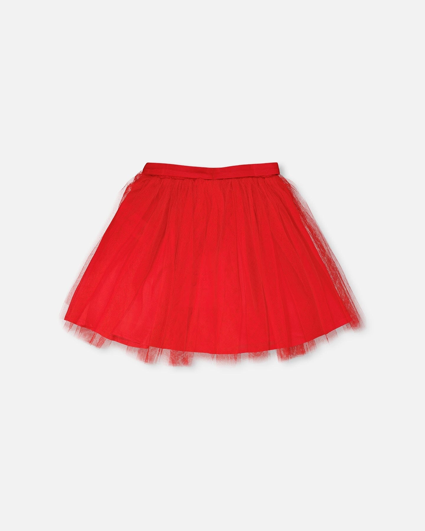 Mesh And Eyelet Skirt Red - H30H81_07620