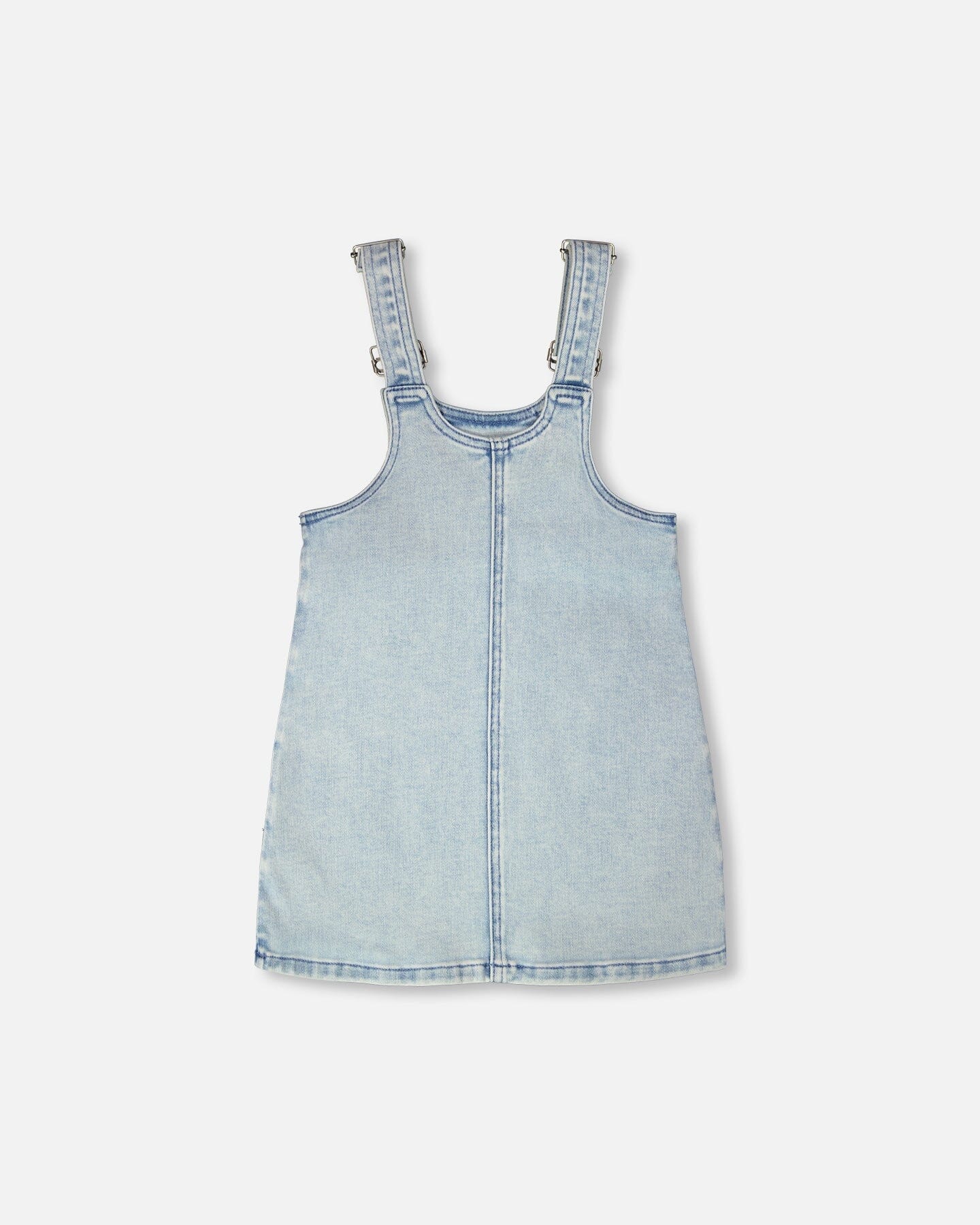 Light Blue Denim Overall Dress - H30I41_01250