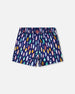 Boardshorts Blue Surfboard Print - H30OB08_3H164