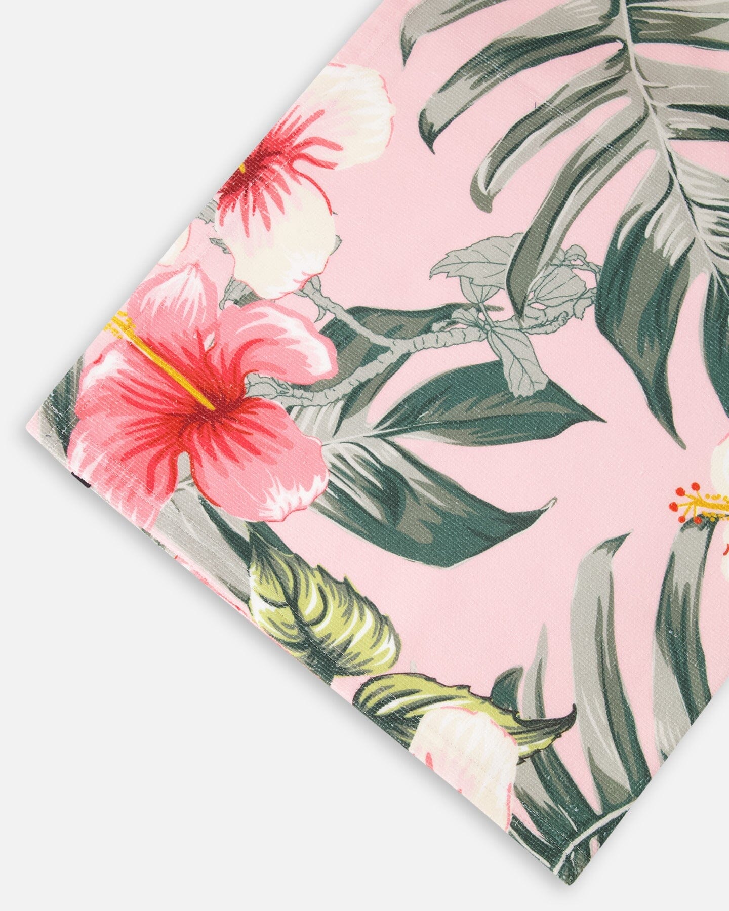 Beach Towel Pink Hibiscus Print - H30OGBT_3H152