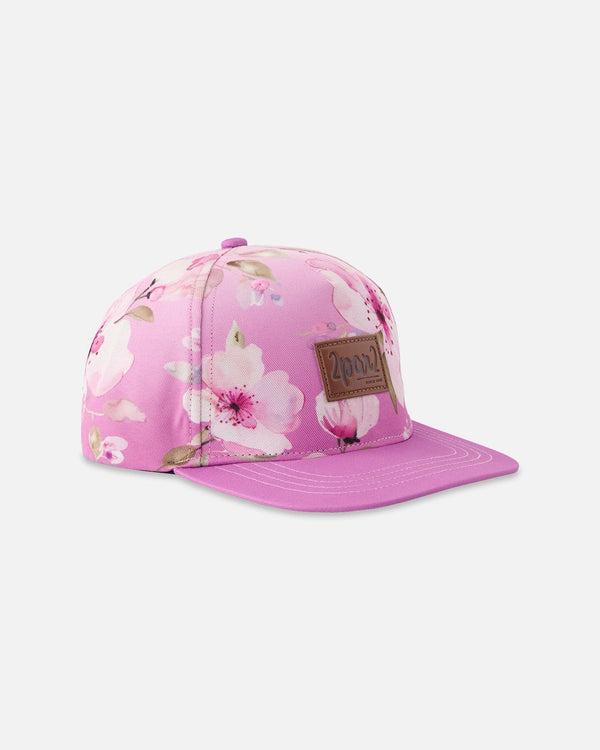 Cap Purple Flower Print - H30VGC_3H143