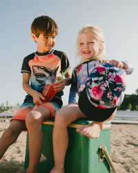 Cap Blue Rose Print - H30VGC_3H144