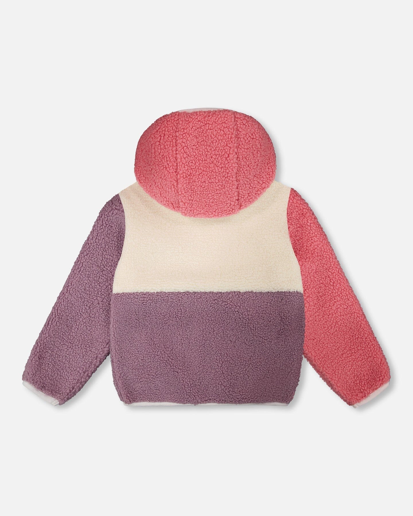 Sherpa Jacket Pink Colorblock - H30W60_01380