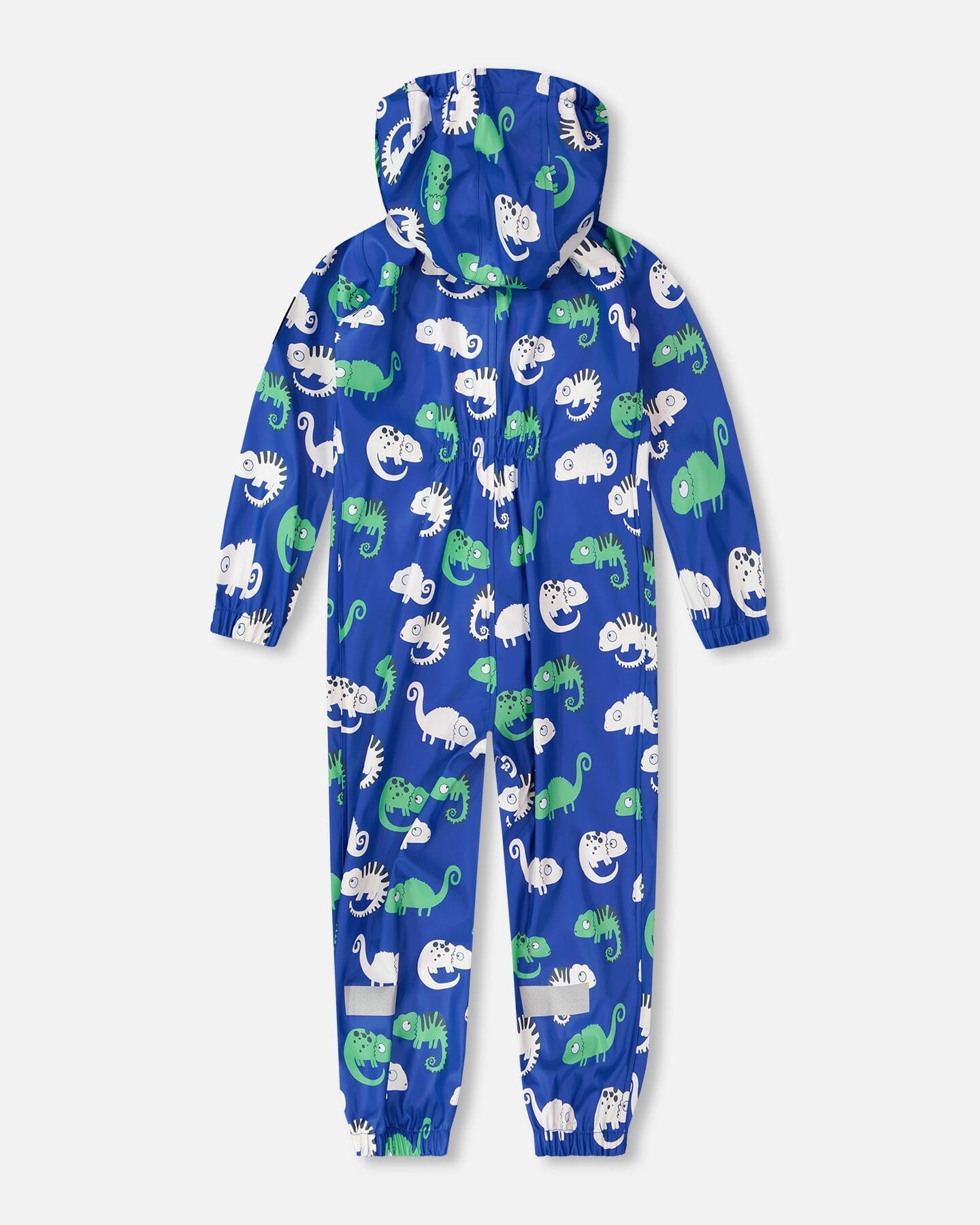 Rain One-Piece In Polyurethane Blue Chameleon Print - H30W72_3H023