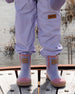 Short Rain Boots In Natural Rubber Lavender - H30WB11_05002