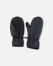 Mid-Season Mittens In Recycled Polyester Black - H30WM201_09990