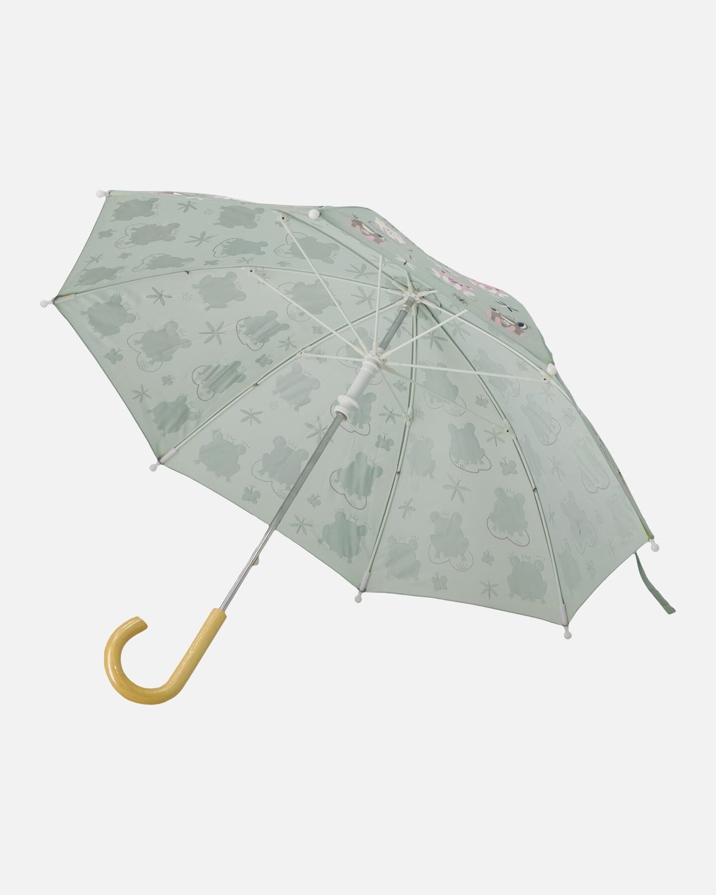 Color-Changing Umbrella Green Frog Print - H30WPR_3H022