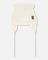 Baby Knit Hat Off White