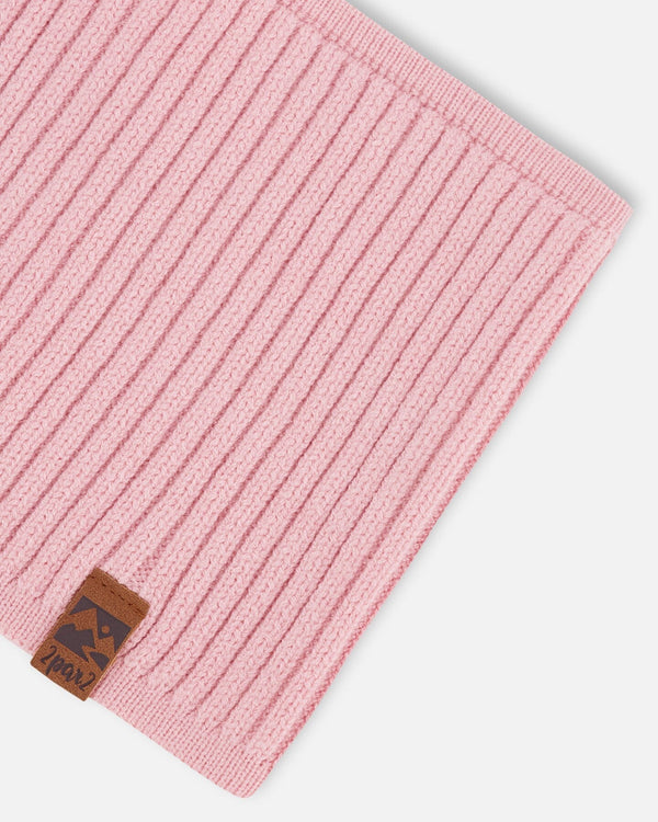 Knit Neckwarmer Pale Pink - H30WT27_06003