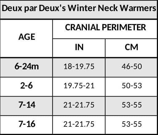 Lined Knit Neckwarmer Black And Blue Winter Accessories Deux par Deux 